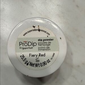 ProDip by SuperNail Fiery Red Dip Powder